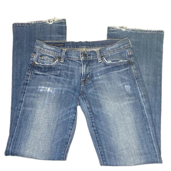 Citizens of Humanity low waist bootcut boho stretch jeans size 27 - Picture 4 of 15